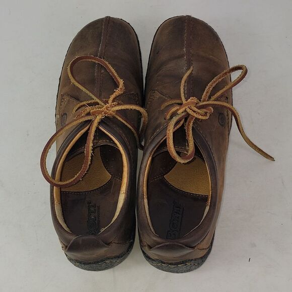 Born Sahara Brown Nubuck Leather Women's Shoes - Picture 11 of 16